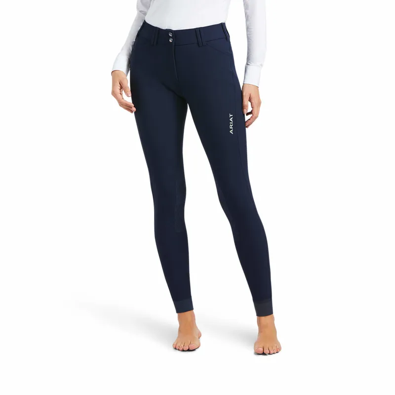 Ariat Tri-Factor Grip Knee Patch Breech in Navy
